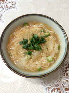 簡単♫あったかトマトにゅうめん-レシピのメイン写真