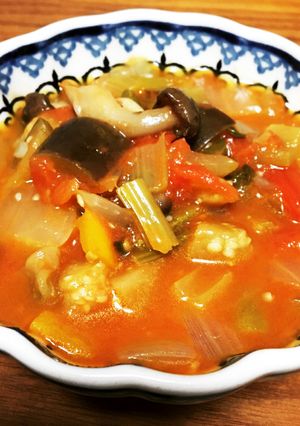 水不要!野菜だけミネストローネ♪-レシピのメイン写真