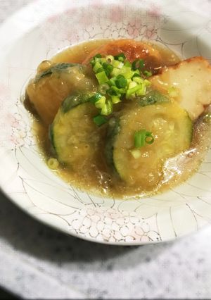 さっぱり♡魚河岸とズッキーニの煮びたし-レシピのメイン写真