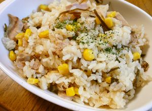 簡単☆ツナと塩昆布とコーンのピラフ-レシピのメイン写真