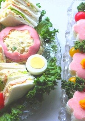 ★パーティー料理♪フラワーサンド②★-レシピのメイン写真