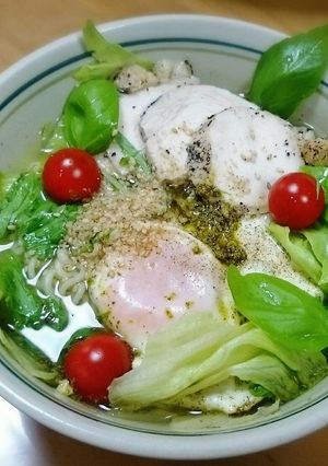 塩レモン★バジル風味ラーメン-レシピのメイン写真
