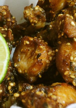 夏向け！梅シソ風味の鶏のから揚げ-レシピのメイン写真