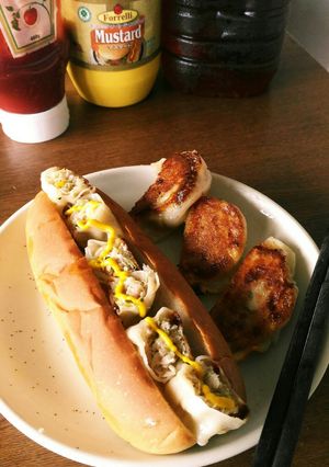 王将の餃子で餃子ドッグ-レシピのメイン写真