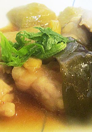 鶏と茄子 時短で治部煮♪-レシピのメイン写真