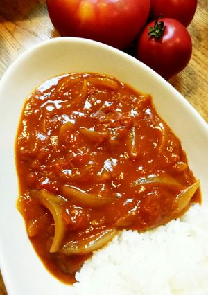 たっぷり玉ねぎトマトカレー-レシピのメイン写真
