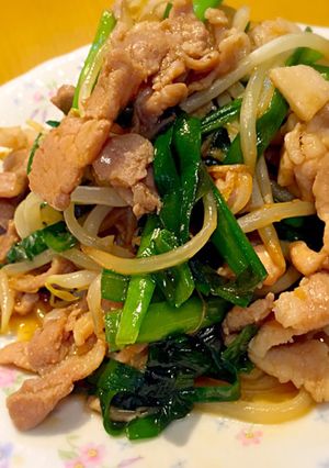 本格！お肉たっぷり肉ニラ炒め-レシピのメイン写真