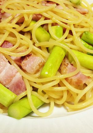 アスパラとベーコンのパスタ-レシピのメイン写真