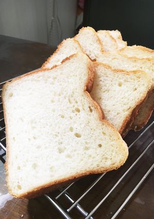 HBにおまかせ♡ふわっふわはちみつ食パン-レシピのメイン写真