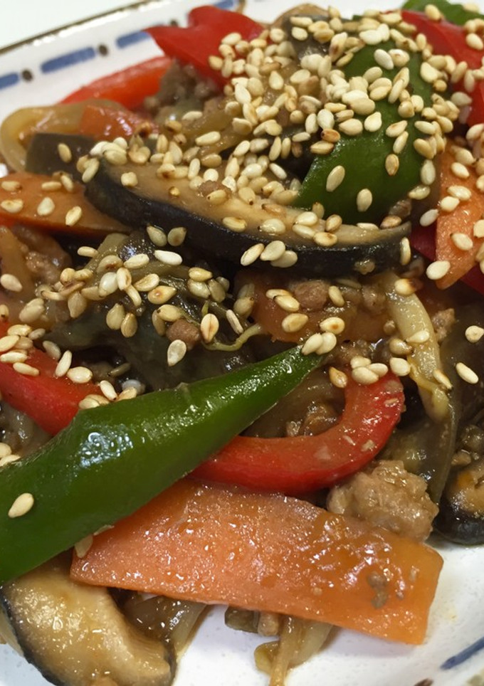 簡単‼ひき肉と野菜の中華炒め-レシピのメイン写真