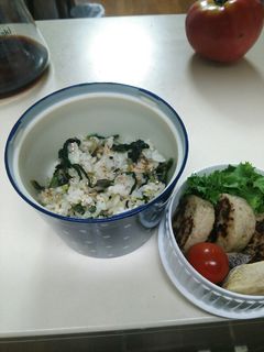 キヌア入りほうれん草&じゃこ炒飯-レシピのメイン写真