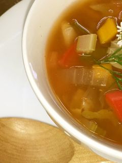 脂肪燃焼スープ/デドックススープ生姜入り-レシピのメイン写真