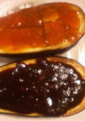 赤と白のナスの田楽-レシピのメイン写真