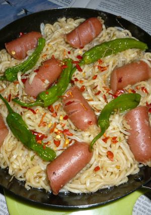 サッポロ一番で水漬けワンポット麺・改-レシピのメイン写真