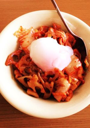 きんぴらキムチ丼-レシピのメイン写真