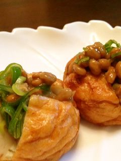 簡単!魚河岸あげと納豆でさっぱりおつまみ-レシピのメイン写真