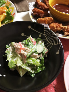 簡単レタスのツナサラダ-レシピのメイン写真