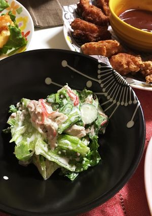 簡単レタスのツナサラダ-レシピのメイン写真
