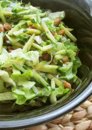 納豆グリーンサラダ-レシピのメイン写真