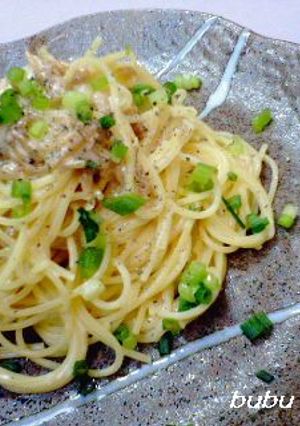 なめ茸入りレモンクリームパスタ-レシピのメイン写真