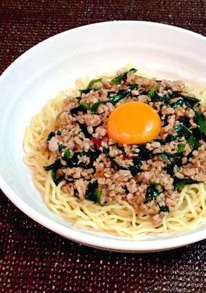 がっつり！たっぷりニラのピリ辛肉だれ麺-レシピのメイン写真