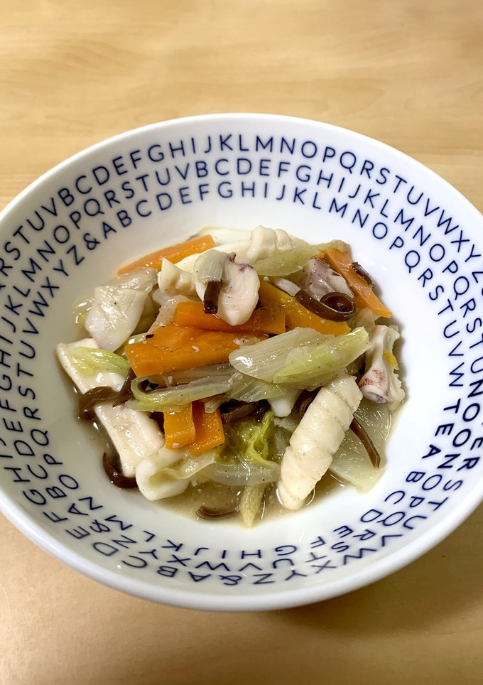 いかと白菜の炒め物-レシピのメイン写真