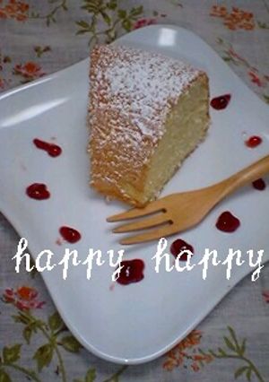 思い出の味☆ふわふわ☆こひつじケーキ-レシピのメイン写真