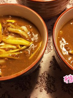 カレーが残ったら♪和風だしのカレーうどん-レシピのメイン写真