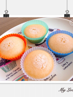 れぽ5♡レンジで蒸しパン♡簡単-レシピのメイン写真