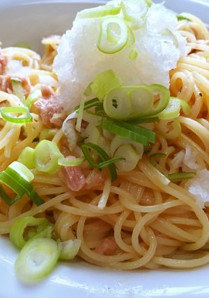 キュウリとツナのおろしパスタ-レシピのメイン写真