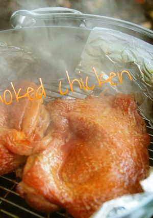 ダッチオーブンで作る簡単スモークチキン-レシピのメイン写真
