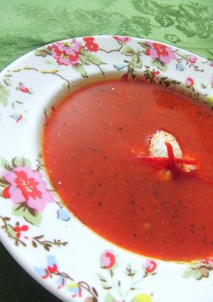 Red Pepper Soup香味きかせ-レシピのメイン写真