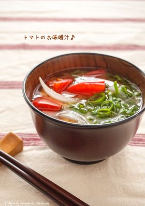 和味☆トマトのお味噌汁-レシピのメイン写真