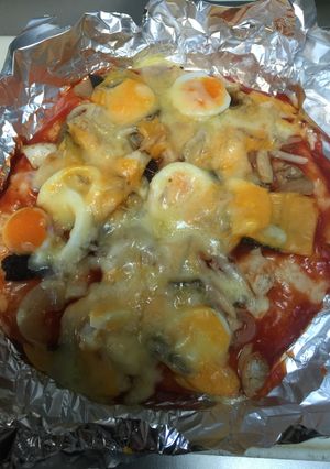 HMで作るビーフジャーキーを使ったピザ-レシピのメイン写真