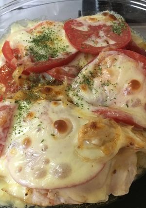 ささみのトマトチーズ焼-レシピのメイン写真