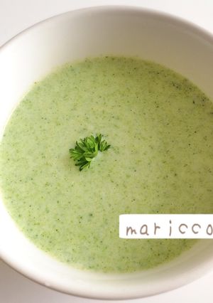 まるごとブロッコリーの豆乳スープ♡抗酸化-レシピのメイン写真