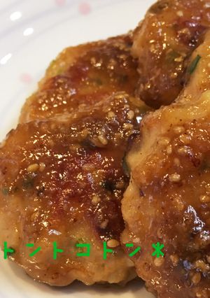 胡麻味噌だれのつくね-レシピのメイン写真