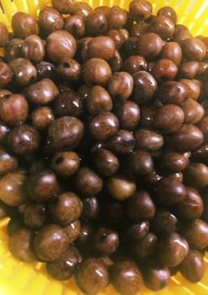 赤エンドウ豆をルクルーゼで煮る！塩豆-レシピのメイン写真