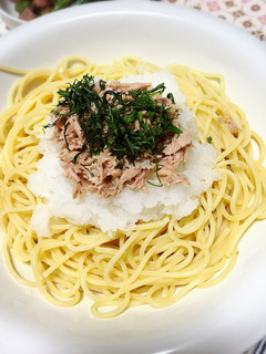 簡単茹でたら乗せるだけ☆ツナおろしパスタ-レシピのメイン写真