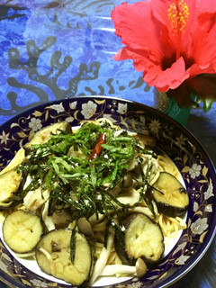 ☆茄子としめじとベーコンの和風パスタ☆-レシピのメイン写真