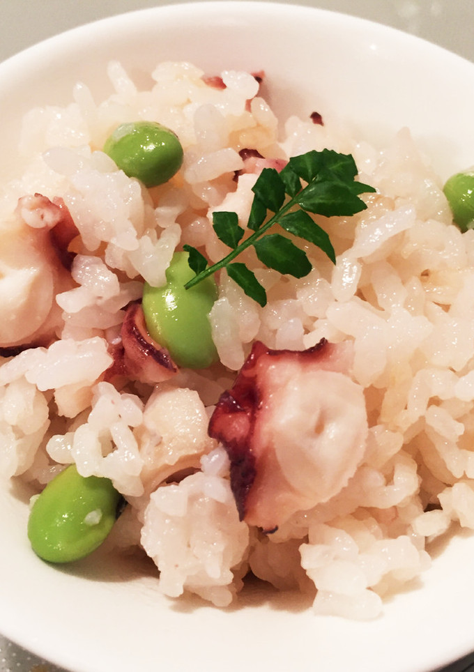たこと枝豆の炊き込みご飯-レシピのメイン写真