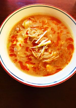 餃子の王将ラーメンパックでサンラータン-レシピのメイン写真