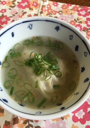 即席！餃子スープ-レシピのメイン写真