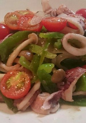 イカと野菜のさっぱりバター醤油-レシピのメイン写真