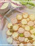 薔薇のきらきらパーティークッキー