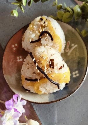 ぽりぽり美味しい♡たくあん昆布鰹節おにぎり-レシピのメイン写真