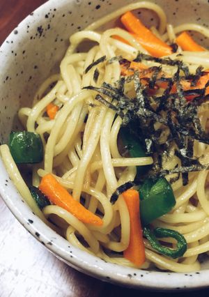 【簡単】大葉が香る和風焼きそば-レシピのメイン写真