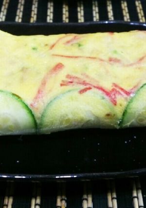 ズッキーニとカニカマの玉子焼き★-レシピのメイン写真