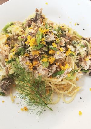 ブリカマとフェンネルのパスタ レモン風味-レシピのメイン写真