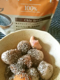 里芋とタコの煮物のチアシード和え-レシピのメイン写真